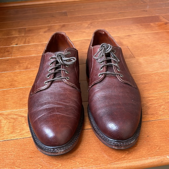 Allen Edmonds Gridiron 4103 Derby Brown Football Grain Leather Size 12 Men Shoes - Picture 3 of 11